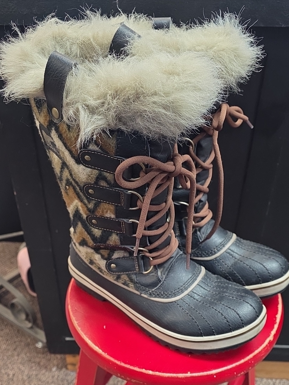 Sorel Tofino Waterproof Women's Boots Size 8.5 EUC